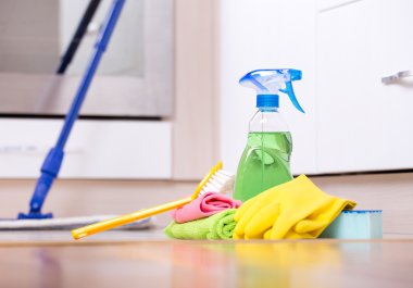 Mutfak temizlik konsepti