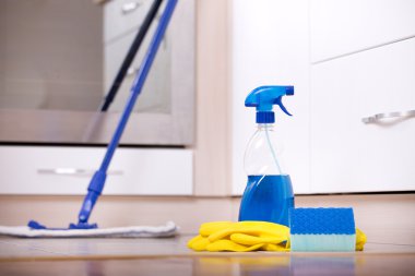 Mutfak temizlik konsepti