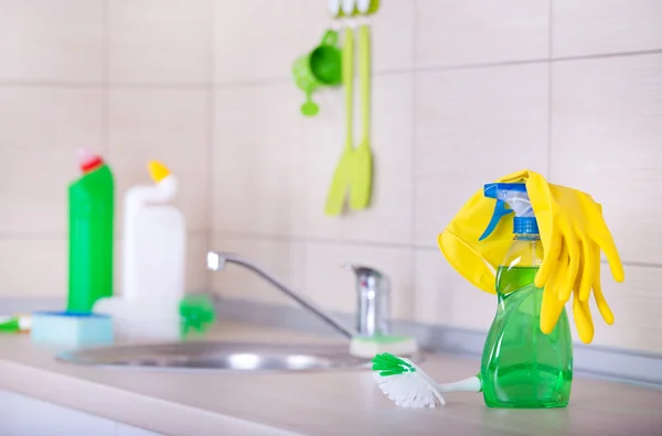 Kitchen cleaning concept — Stock Photo, Image