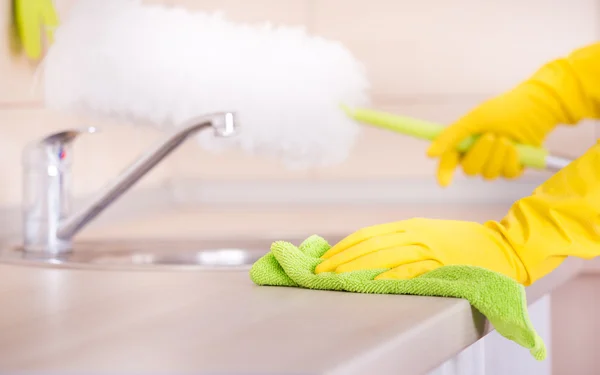 Keuken Schoonmaak concept — Stockfoto