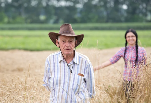 People at harvest — Stock Photo, Image