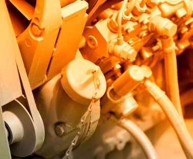 Motor üzerinde vida