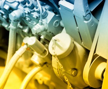 Motor üzerinde vida