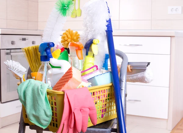 Концепция очистки дома — стоковое фото