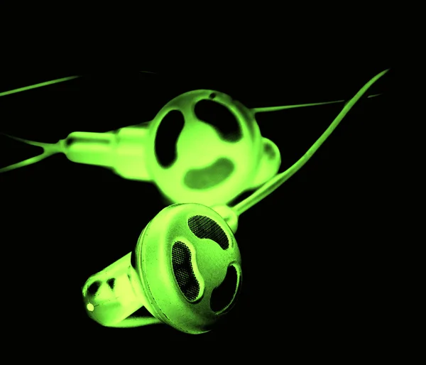 Glowing headset — Stock Photo, Image