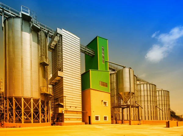 Silos de grano — Foto de Stock