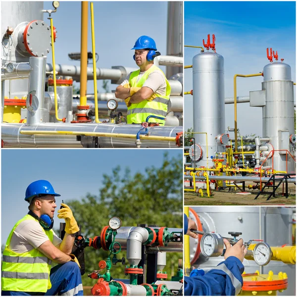 Oil and gas industry — Stock Photo, Image