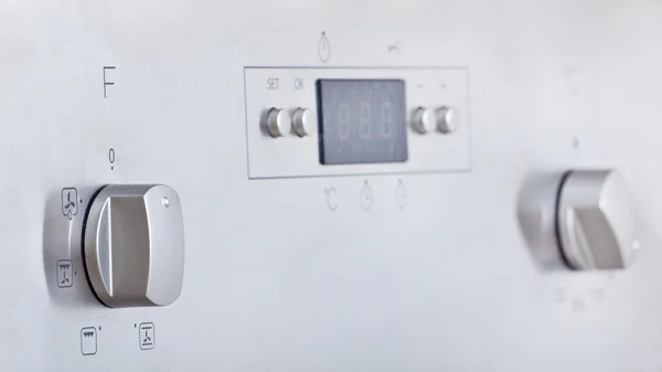 Botões do forno com temporizador — Fotografia de Stock