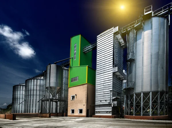 Silos de grano — Foto de Stock