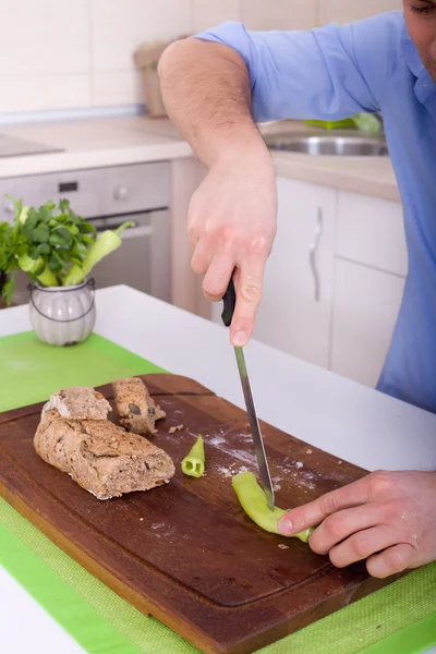 Satta peppar för mellanmål — Stockfoto