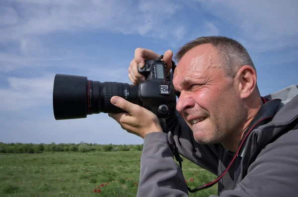 Fotoğrafçı eylem — Stok fotoğraf