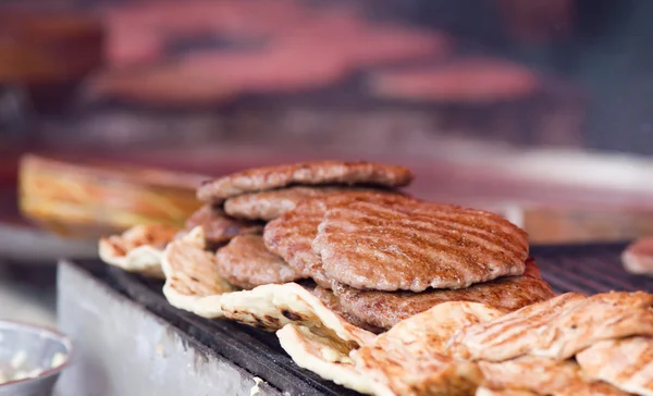 Balkáni hamburgerek — Stock Fotó