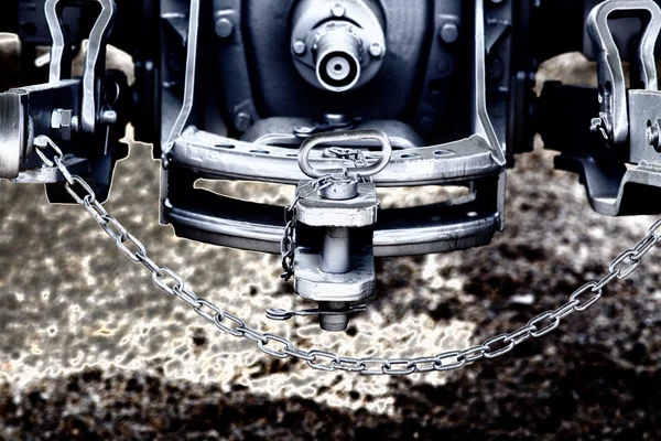 Tractor enganche y barra de remolque — Foto de Stock