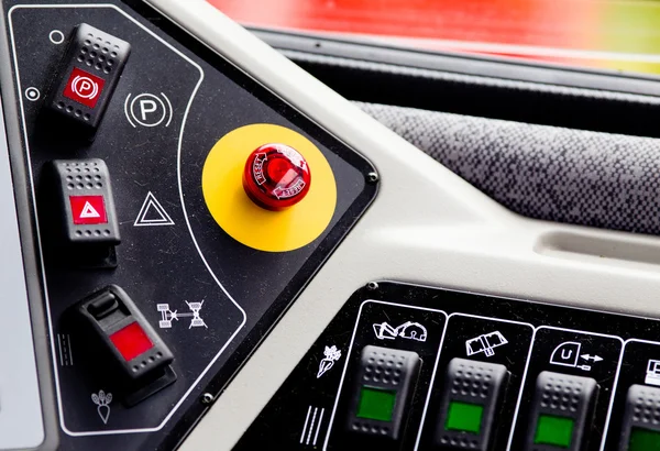 Endüstriyel araç kontrol paneli — Stok fotoğraf