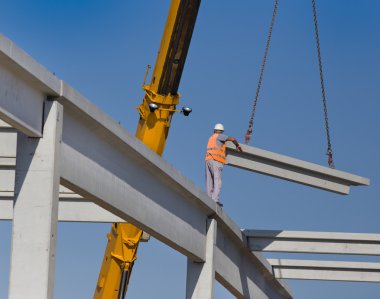 Yükseklik işçi Truss iskelet yapı üzerinde yerleştirme