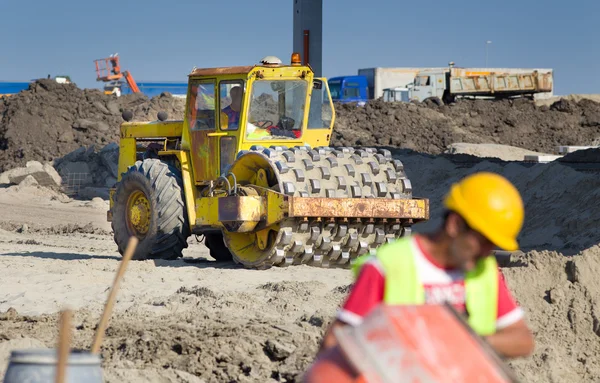 Roll compactor — Stockfoto