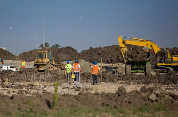 Construção de estradas — Fotografia de Stock