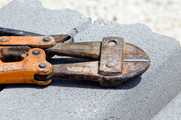 Tijeras para barras de refuerzo — Foto de Stock