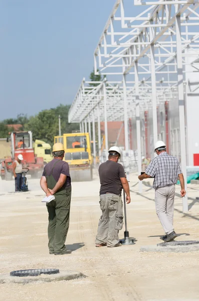 Supervisor en la obra — Foto de Stock