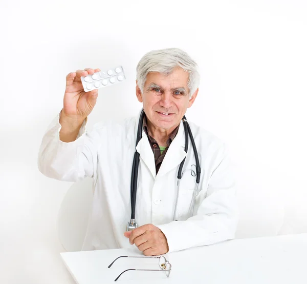 Raccomandazione del medico per le pillole — Foto Stock