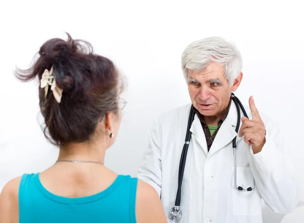 Doctor and patient — Stock Photo, Image