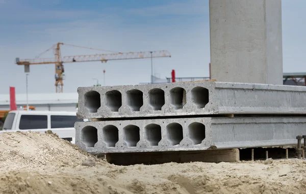 Beton prefabrikasi slab — Stok Foto