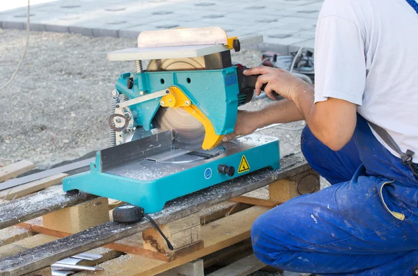 Metal cutting machine — Stock Photo, Image