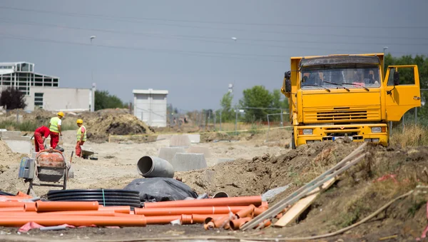 Sitio de construcción atmósfera desordenada Fotos De Stock Sin Royalties Gratis