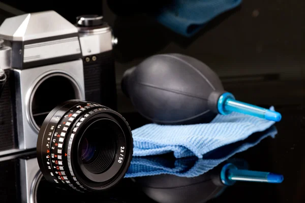 Kit de limpeza para câmeras — Fotografia de Stock