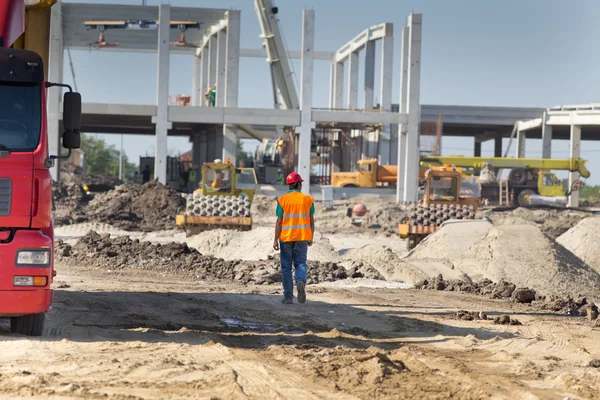 Ambiente del sitio de construcción — Foto de Stock