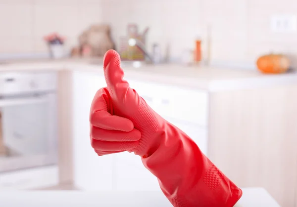 Conceito de limpeza doméstica — Fotografia de Stock