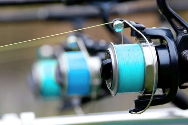 Fishing reels detail — Stock Photo, Image