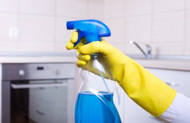 Mutfak temizlik konsepti