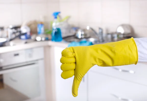 Kitchen cleaning concept — Stock Photo, Image