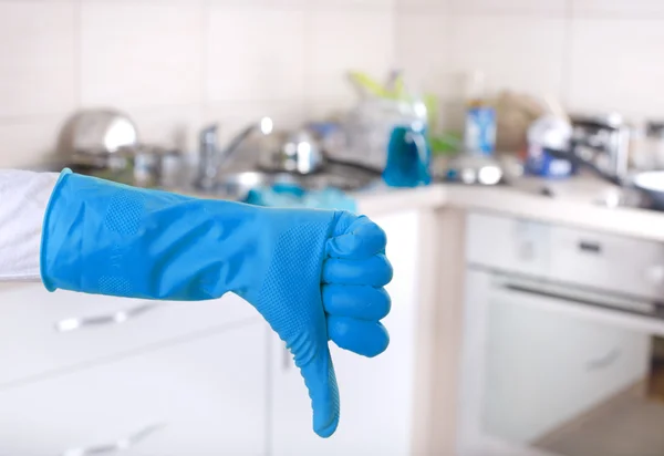 Conceito de limpeza cozinha — Fotografia de Stock