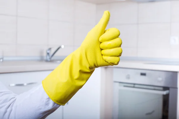 Καθαρισμού έννοια κουζινών — Φωτογραφία Αρχείου
