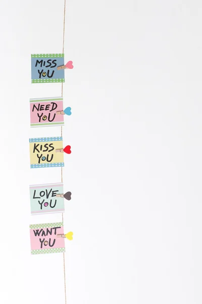Love messages — Stock Photo, Image