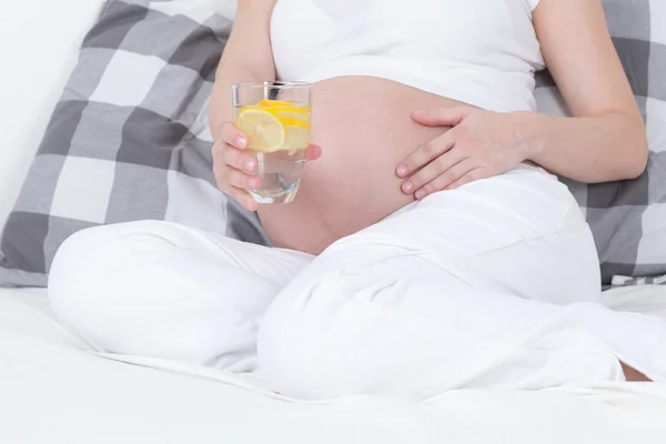 Під час вагітності — стокове фото