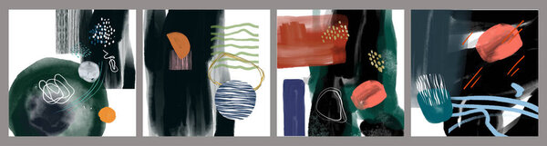 Абстракция. Живопись. Абстрактная живопись. мазки кисти, пятна акварели, текстура краски. Состав. Линии. Минималистический стиль. Ручная картина.