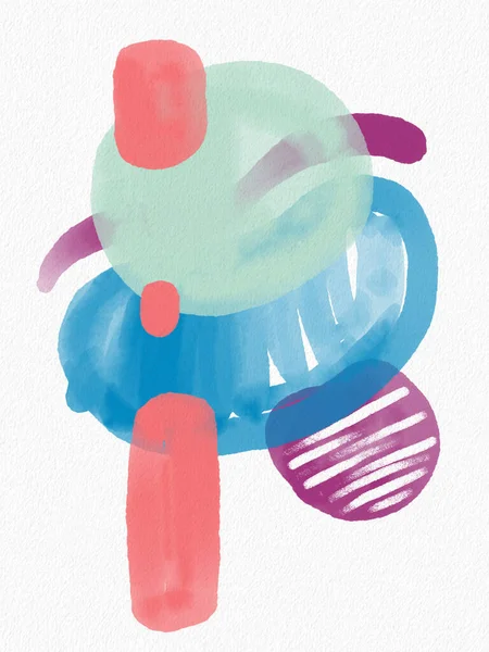  Minimalist el boyası, suluboya lekeli soyut sanat arkaplanı. Fırça resmi, bir posterin, afişin, iç tablonun, broşürün ve ambalajın sanatsal akrilik dizaynlı bir dekorasyonudur.