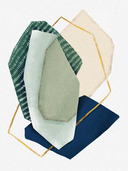 Креативные минималистские иллюстрации для оформления стен, дизайна обложки открытки или буклета.