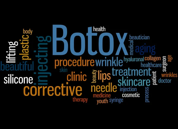 Botox, słowo cloud koncepcja 5 — Zdjęcie stockowe