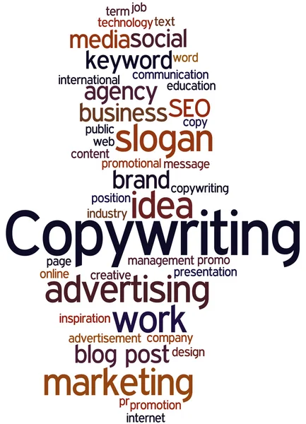 Copywriting, concetto word cloud 5 — Foto Stock