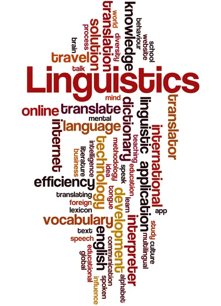 Linguística, conceito de nuvem de palavras 7 — Fotografia de Stock