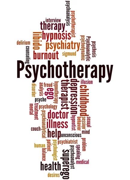 Psychotherapy, word cloud concept 5 — Stock Photo, Image