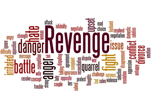 Revenge, concetto di nuvola di parole 2 — Foto Stock