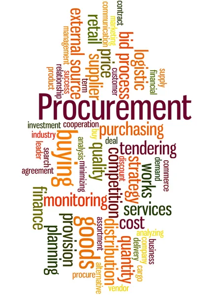 Procurement, concetto di word cloud 8 — Foto Stock