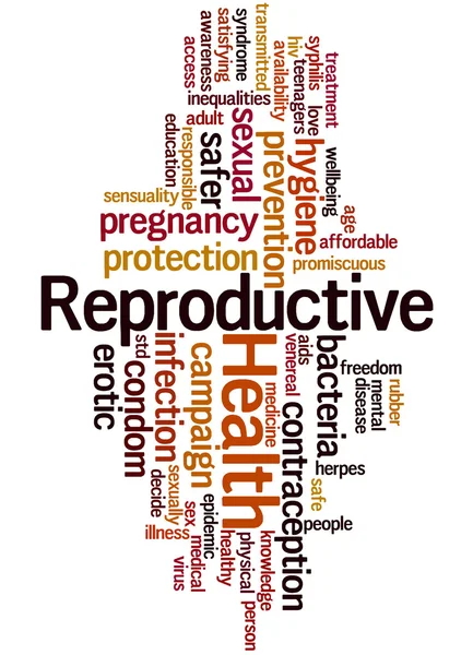 Репродуктивное здоровье, понятие облака слов 5 — стоковое фото