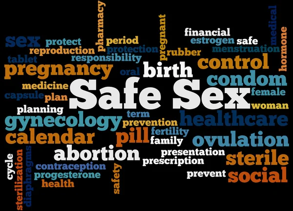 Safe Sex, word cloud concept 8