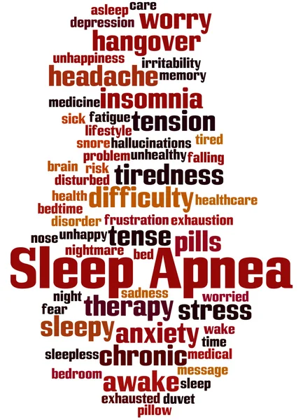 Sleep Apnea, word cloud concept 5